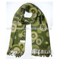 Fashion Polyester&Wool Jacquard Woven Scarves